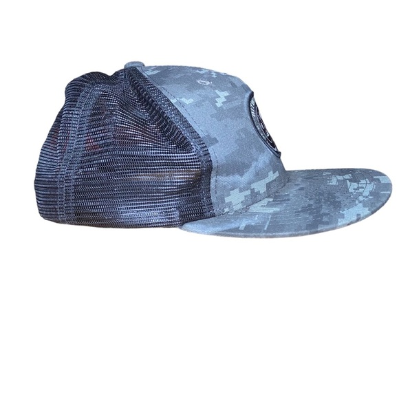 Decky 3021 Camouflage 5-Panel Ripstop Trucker Hat, Flat Bill Snapback Cap - Picture 2 of 5